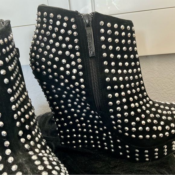 SHIEKH STUDDED WEDGE SHOES - Picture 4 of 8